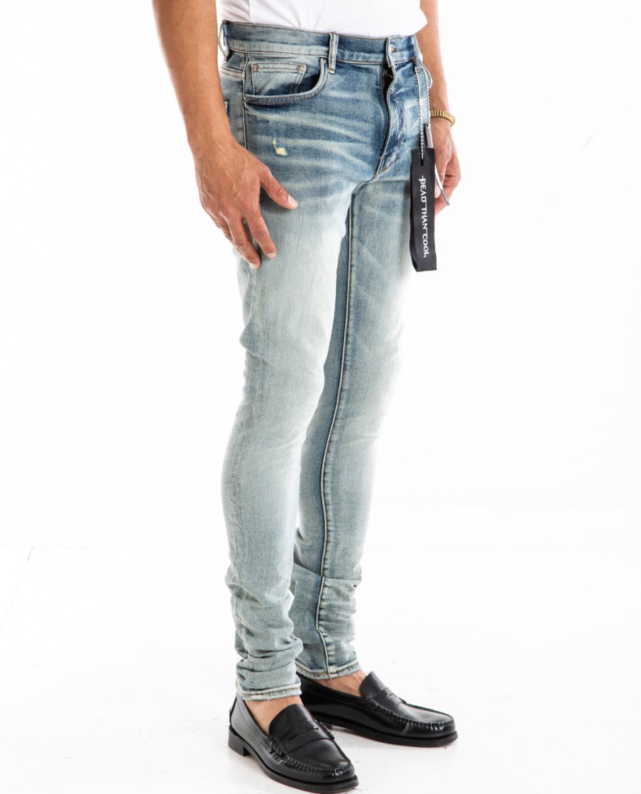 Men DEAD THAN COOL | Light Indigo Essential Jeans