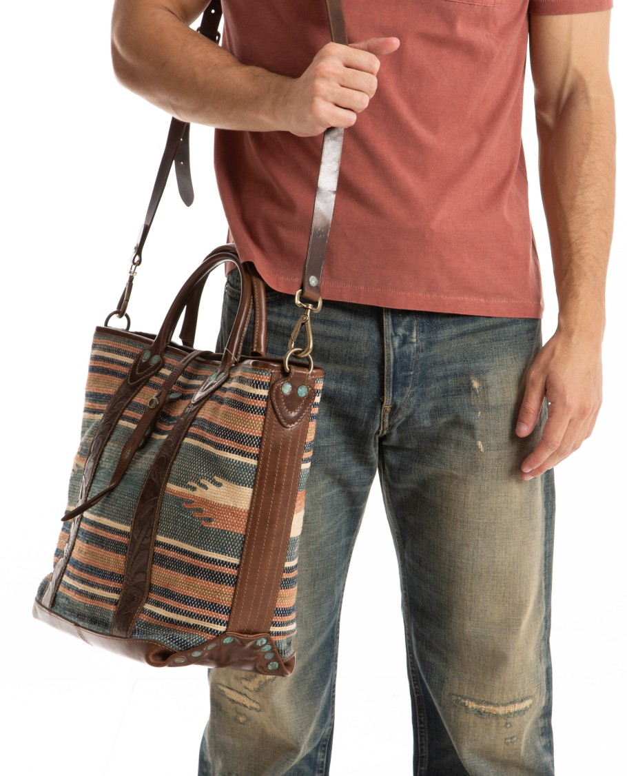 Men RRL | Santa Fe Wool & Cotton Vintage Tote