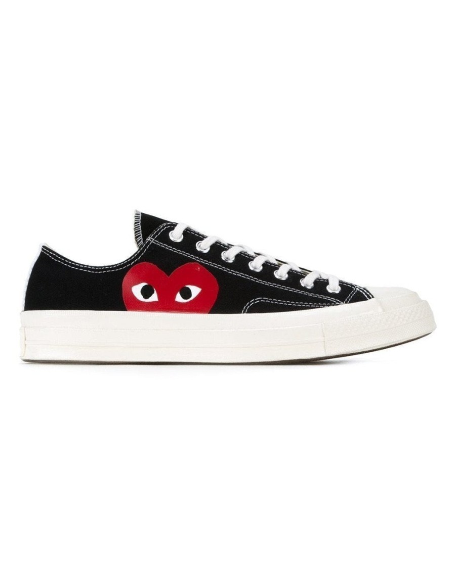 Men COMME DES GARÇONS PLAY | Play Converse Chuck Taylor '70 Low Black