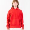 Men LES TIEN | Cropped Hoodie Brick