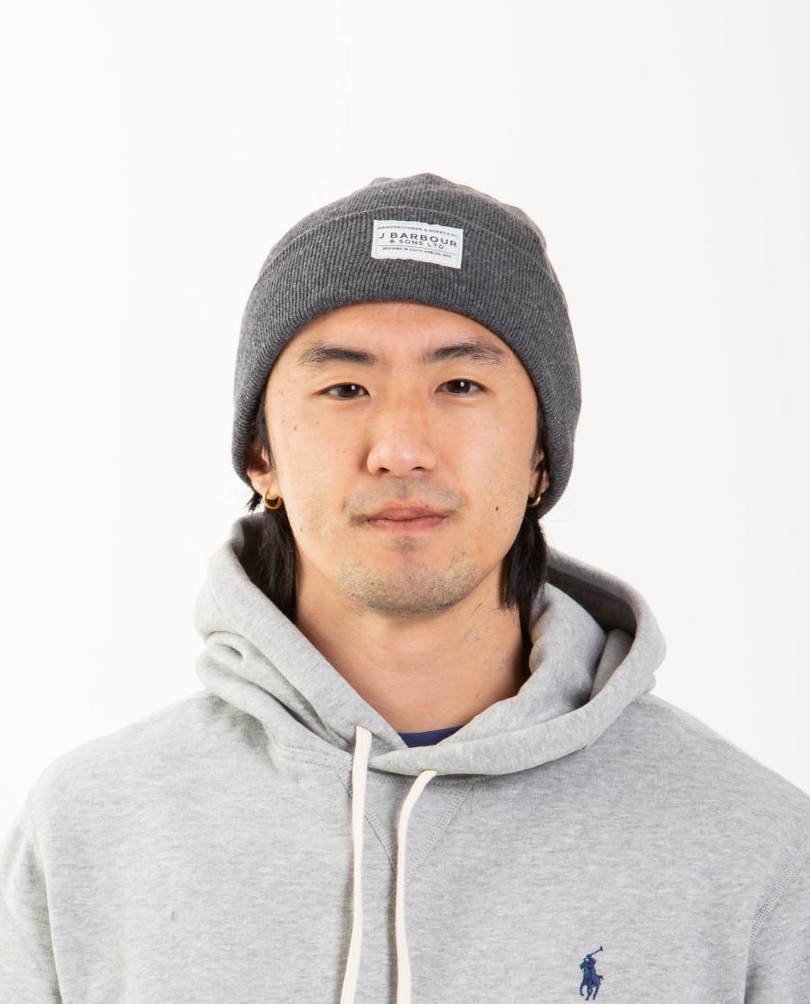 Men BARBOUR | Nautic Beanie Grey