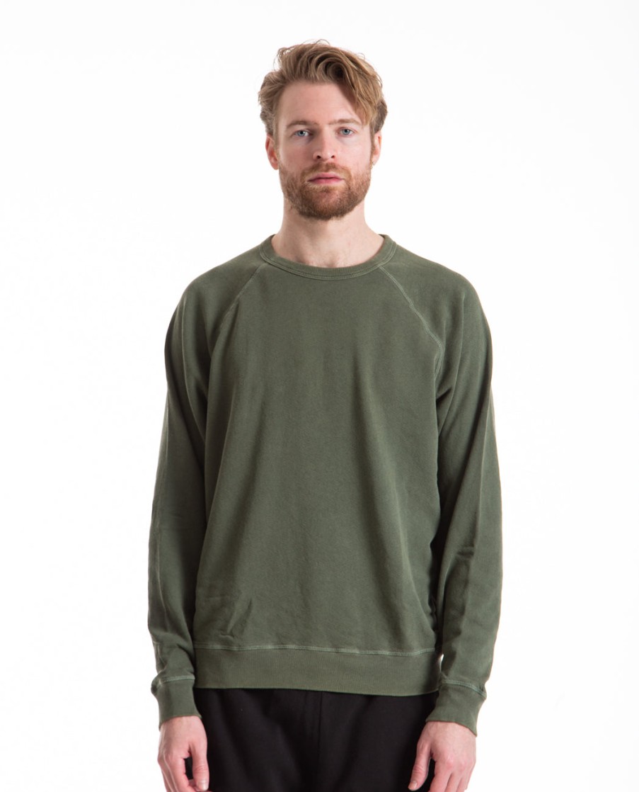 Men THE GREAT | The Men'S College Sweatshirt Army