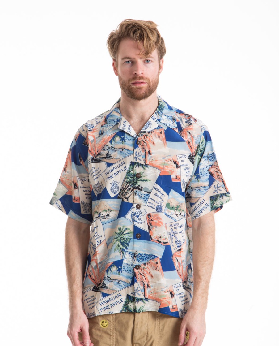 Men AVANTI | Picture Paradise Aloha Shirt