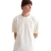 Men SATURDAYS NYC | Varsity Relaxed Tee Ivory