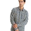 Men RRL | Canvas Check Illinois Workshirt