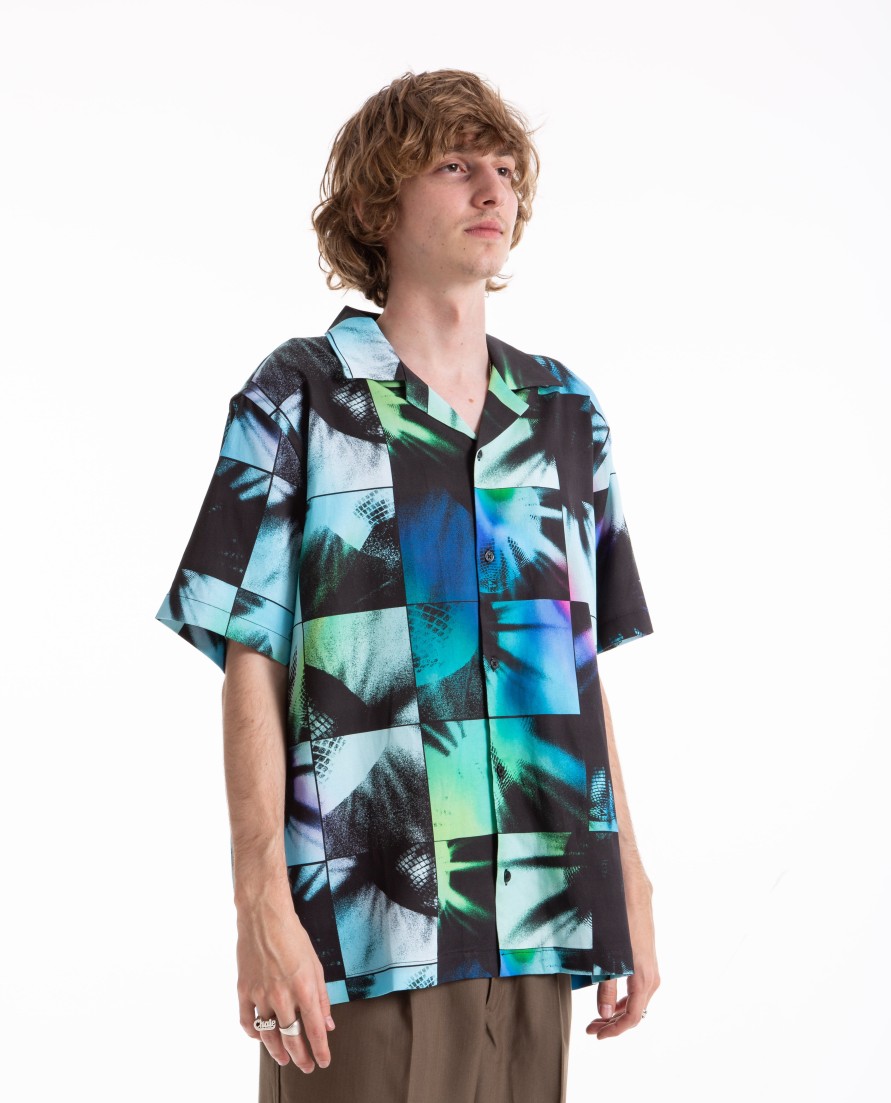 Men SATURDAYS NYC | Disco Print Canty Ss Shirt