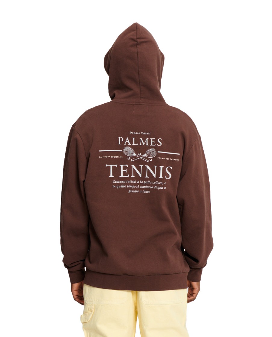 Men PALMES | Vichi Zip Hooded Sweatshirt