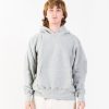 Men LES TIEN | Cropped Hoodie Heather Grey