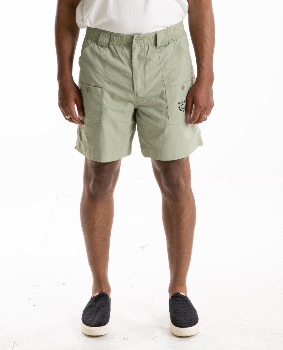 Men MALBON GOLF | Golf & Tackle Fisherman Shorts Tan