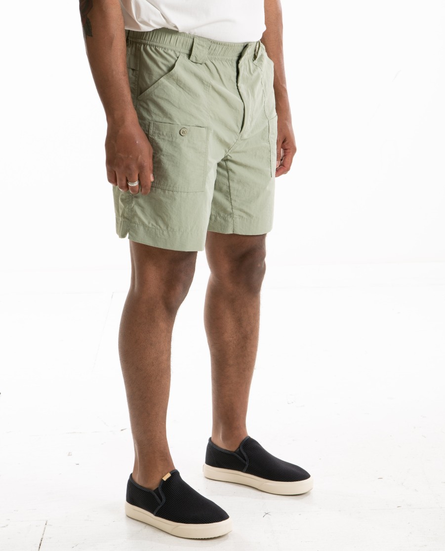 Men MALBON GOLF | Golf & Tackle Fisherman Shorts Tan