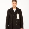 Men GLOVERALL | Tartan Churchill Peacoat