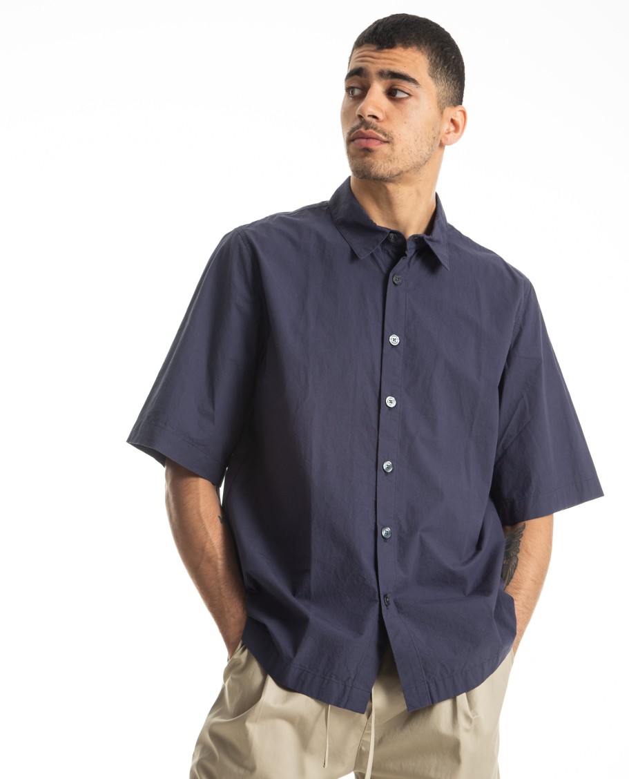 Men GREI | S/S Box Shirt Midnight