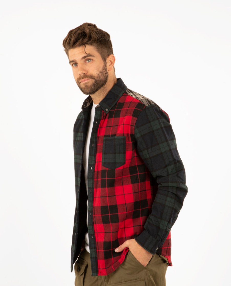 Men ALEX MILL | Mill Shirt Mixed Tartan