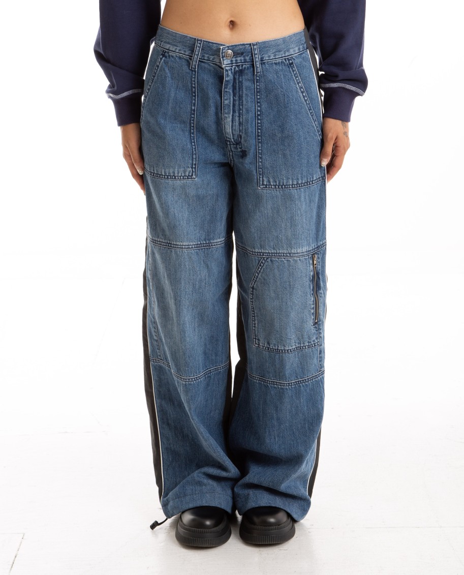 Men KSUBI | Baggy Jean Nylon Splice