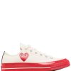 Men COMME DES GARÇONS PLAY | Converse Red Sole Low Top White